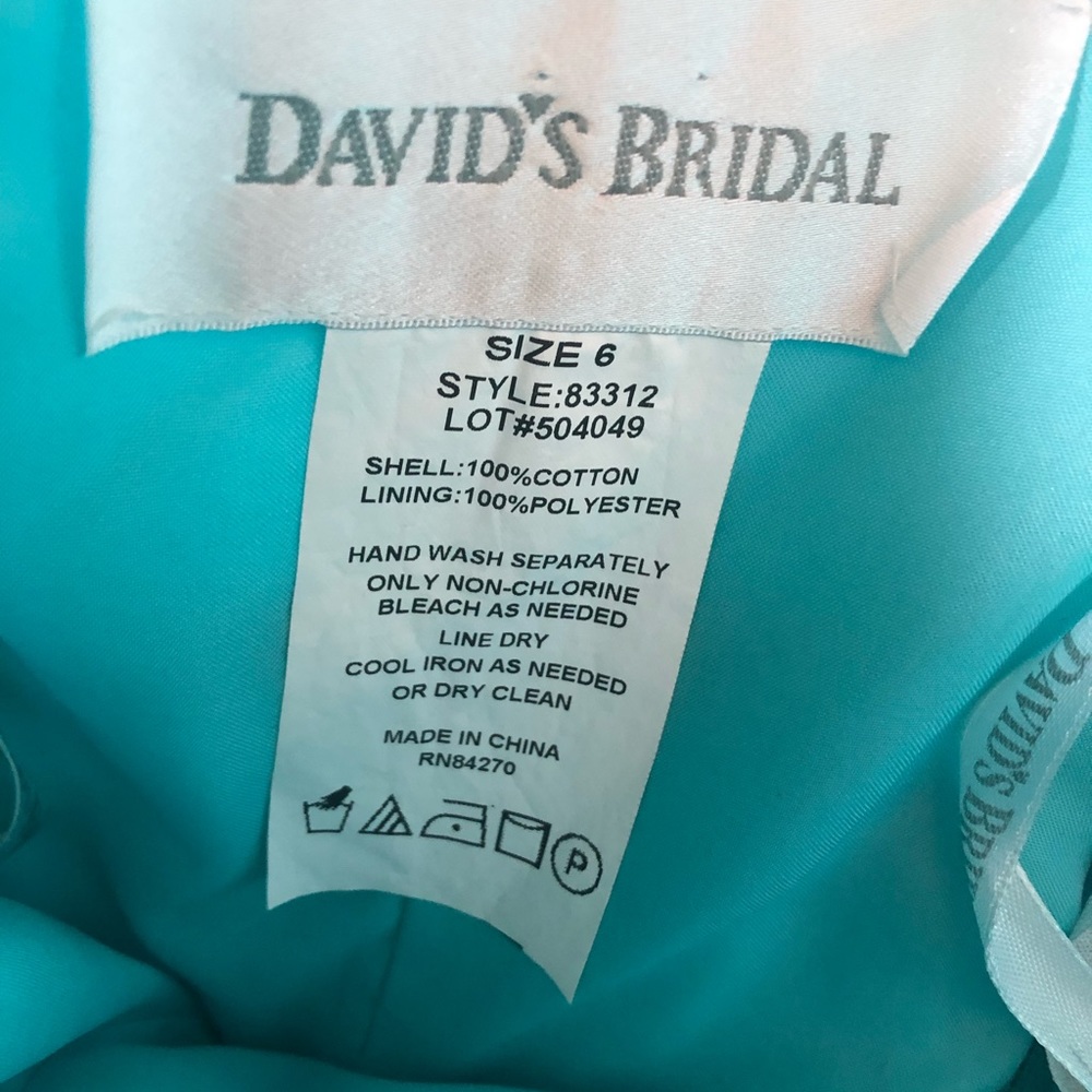 💙Caribbean Ocean Blue Formal Dress w/Pockets 💙 - Picture 4 of 4
